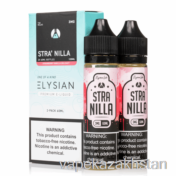 Vape Disposable Stra'Nilla Cake - Elysian Labs - 120mL 6mg